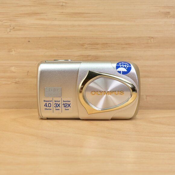 Vintage Olympus Stylus 410 / 4MP Compact Digital Camera / Tested & Working - Picture 3 of 7